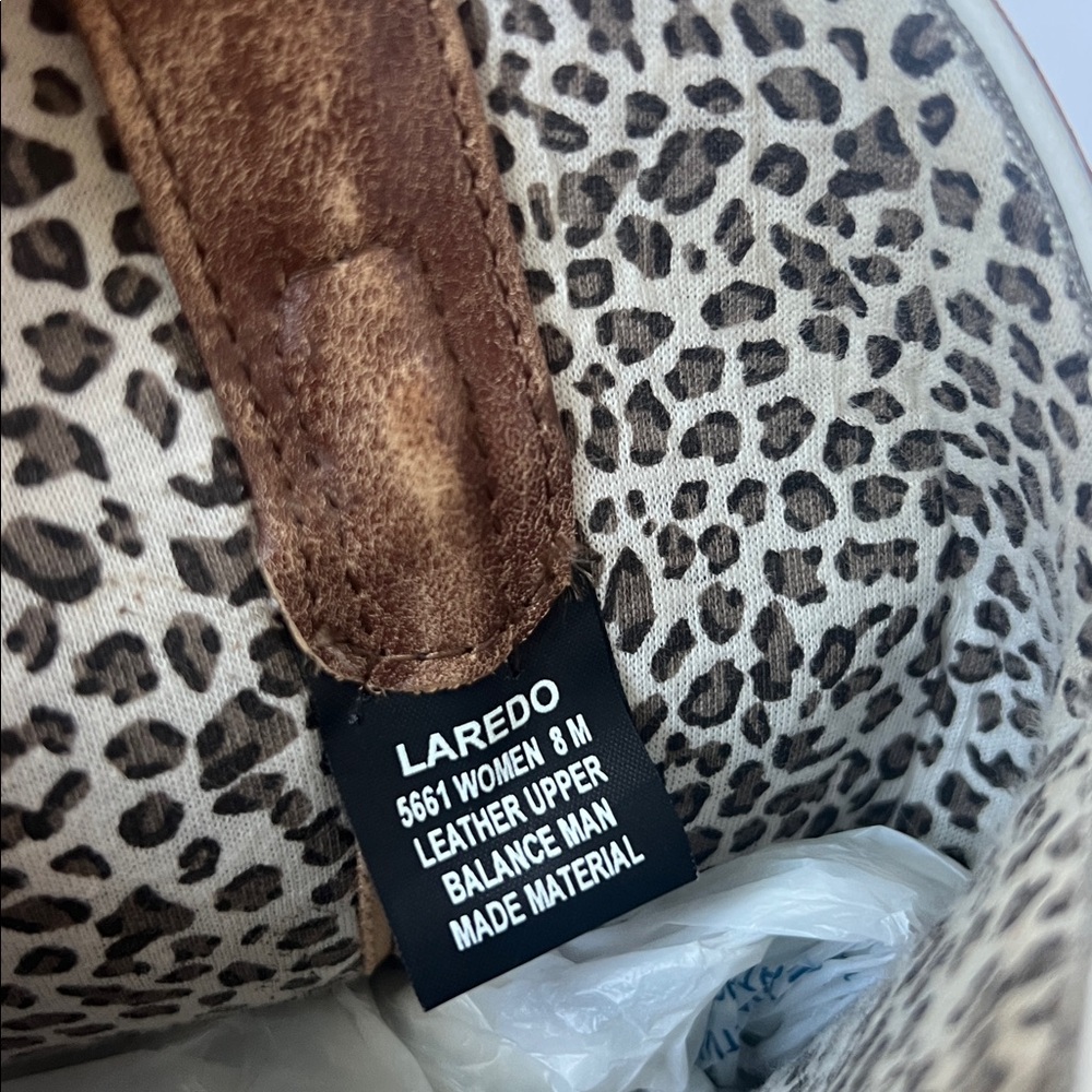 Laredo Tan Spellbound Broad Square Toe Boots For … - image 8